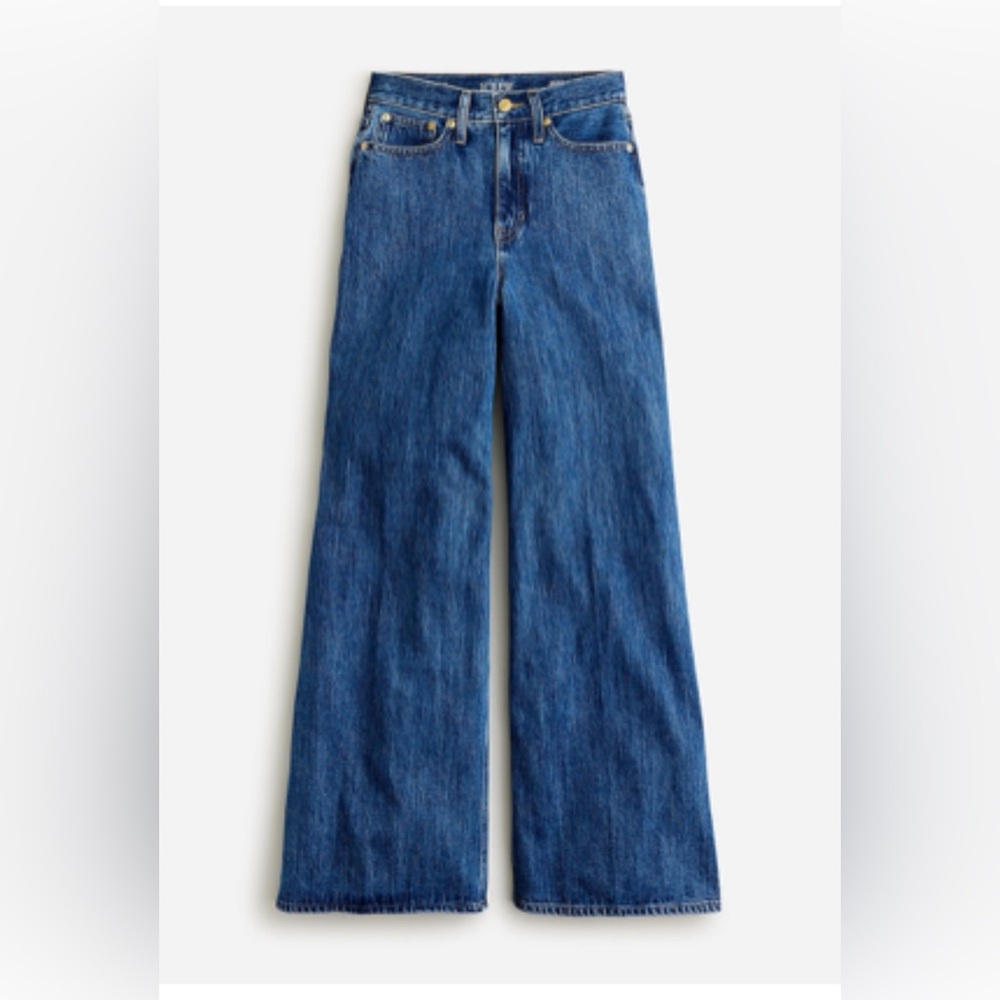 High-rise superwide-leg jean in Laura wash - sold out online